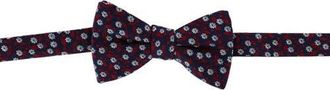 Ascentix Metallic Flowers and Leaves Bowtie in Red at Nordstrom