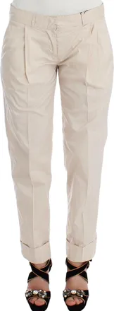 Ermanno Scervino Beige Chinos Casual Dress Pants Womens Khakis