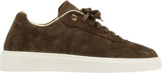 Mason Garments Schoenen, unisex, Groen, 45 EU, Leer, Luxe Leren Sneaker voor Dagelijks Gebruik