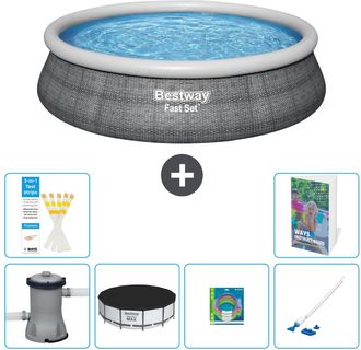 Bestway Piscina Bestway Fast Set Redonda - 457x84 Cm - 7-piezas S269