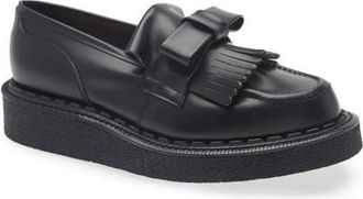 Comme Des Gar&ccedil;ons x George Cox Ribbon Platform Loafer in Black at Nordstrom, Size 7