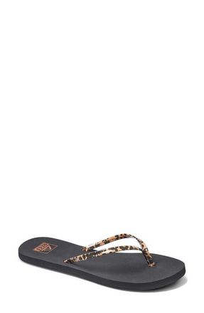 Reef Bliss Nights Flip Flop in Classic Leopard at Nordstrom, Size 6