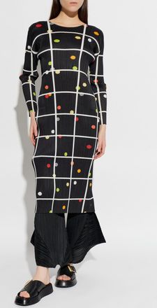 Pleats Please Issey Miyake Pleated Trousers, Womens, Black