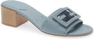 Fendi Baguette Slide Sandal in Blue at Nordstrom, Size 10.5Us