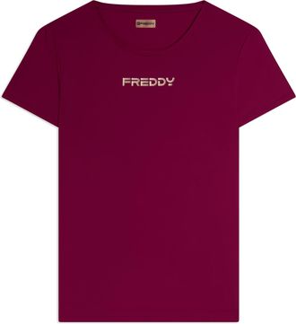 Freddy T-shirt regular in tessuto tecnico leggero