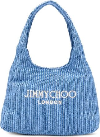 Jimmy Choo London Raffia Shopping Bag