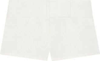 Courr&egrave;ges Shorts con cintura - Bianco
