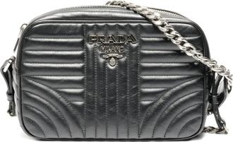 Prada Borsa a spalla Diagram anni 10-20 - Nero