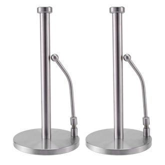 OEM 2 Soportes De Acero Inoxidable Para Toallas De Papel, Soporte Para Papel Higi&eacute;nico De F&aacute;cil Apertura Con Una Sola Mano, Dise&ntilde;o Moderno, Ideal Para La 