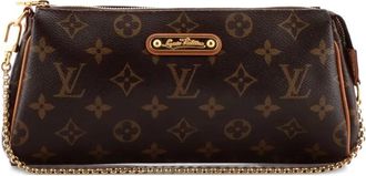 Louis Vuitton Eva Handbag Monogram Canvas clutch bag - Bruin