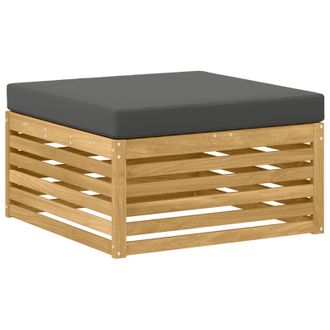 vidaXL Reposapi&eacute;s De Exterior Madera De Acacia S&oacute;lida Blanco Vidaxl