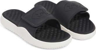 Under Armour Ignite Pro 8 Slide Sandal in Galaxy Black at Nordstrom, Size 15