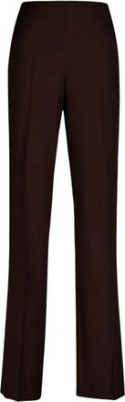Ferragamo Dames, Broeken, Bruin, Maat: S Wol