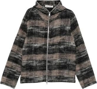 Our Legacy Full Zip Hood - Heren - Vesten met rits - Veelkleurig - M - Wol - Hoodies & sweatvesten