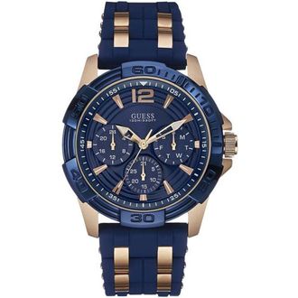 Guess W0366G4 Mens Watch - Navy Rubber - One Size