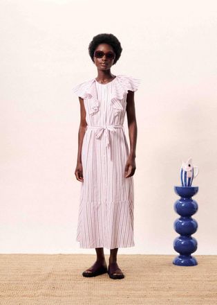 FRNCH Lagoinha Dress In Blanc