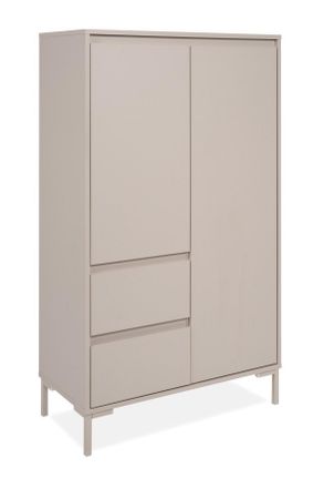 MID.YOU Mid.you Highboard, Kaschmir, Holzwerkstoff, 4 F&auml;cher, 2 Schublade(n) Schubladen, 81x139x40 cm, Kleinm&ouml;bel, Kommoden, Highboards