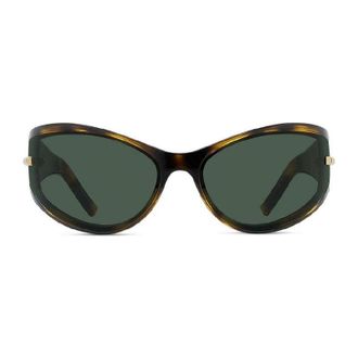 Givenchy GV40050I86N Geometric Full Rim Sunglasses - Brown