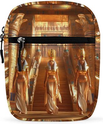 Generic Ancient Egyptian Egypt Pyramids History Crossbody Bag Adjustable Satchel Cute Shoulder Bag Lightweight Sling Bags