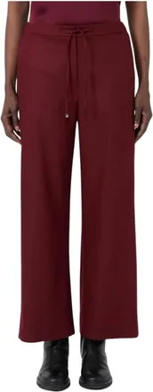 Max Mara Dames, Broeken, Rood, Maat: XL