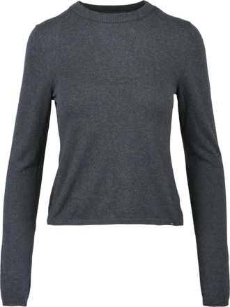 Calvin Klein Jeans Truien & Vesten, Dames, Grijs, S, Katoen, Sottogiacca