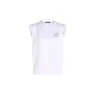 Karl Lagerfeld Dames, Tops, Wit, Maat: S