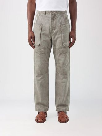 Rick Owens Rick Owens DRKSHDW Jeans cargo straight fit in denim di cotone con tasche applicate