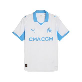 Puma Maglia gara Home Olympique de Marseille Authentic 25/26 da uomo, Accessori, Bianco, 3XL