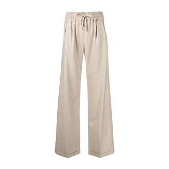 Kiton Mujer, Pantalones, Beige, Talla: S