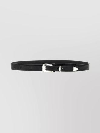 Christophe Lemaire western style belt textured finish