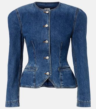 Magda Butrym Peplum denim jacket