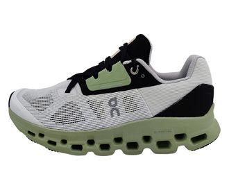 On Womens Cloudstratus, White/Black/White, 8.5