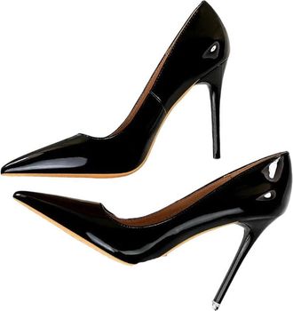 Generic Womens Sexy Patent Leather High Heel Pumps Pointed Toe Office Party Dress Shoes