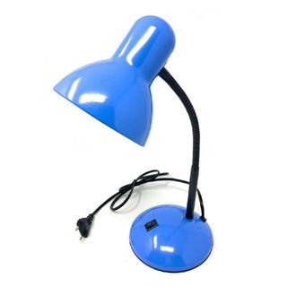 Trade Shop Trade Shop - L&aacute;mpara De Escritorio Con Mesa De Luz De Luz Flexible Para El Dormitorio De Color - Azul