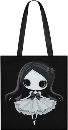 Generic Ghost Ballet Halloween Dance Tote Bag for Women Men Shoulder Bags Purses Pouch Handbags