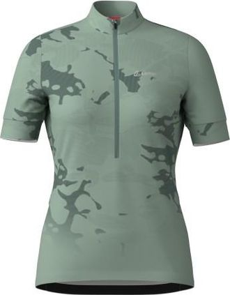 LOEFFLER Bike Jersey Half-Zip Mysteria Mid Velotrikot f&uuml;r Damen | bunt