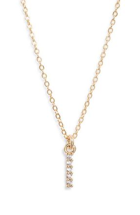 Set & Stones Gemma Initial Necklace in Gold /I at Nordstrom