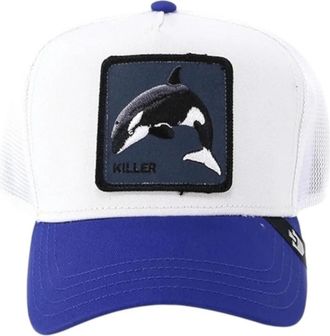 Goorin Brothers Animal Farm Trucker Cap Wit Blauw - Dames - Petten - Veelkleurig - ONE Size - Katoen - Accessoires