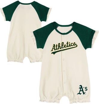Outerstuff Infant White Athletics Slide Run Raglan Coveralls at Nordstrom, Size 24M