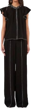 Ulla Johnson Delvine Pant In Noir