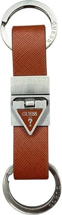 Guess Portachiavi Certosa Saffiano - - Accessories - Uomo - Marrone - ONE SIZE