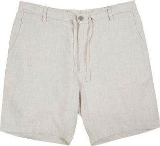 Lords of Harlech Solid Linen Drawstring Short in Natural at Nordstrom, Size Xx-Large