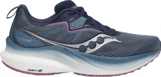 Saucony Womens Tempus 2 Running Shoes In Mirage/navy