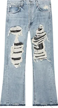 Gallery Dept. Gerafelde katoenen jeans - Blauw