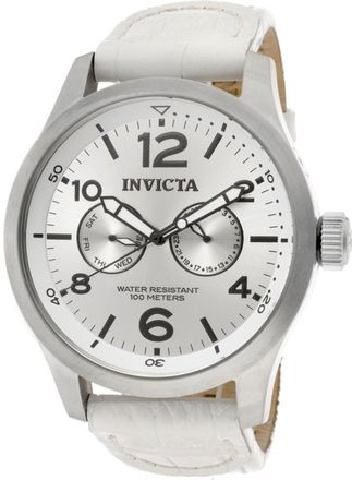 Invicta Specialty 12170 Herenhorloge - Quartz Uurwerk - Roestvrij Staal met Zilveren Wijzerplaat - 48 mm