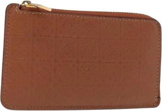Loewe Pre-owned Wallets, female, Brown, Size: ONE SIZE Pre-owned Leather Wallet