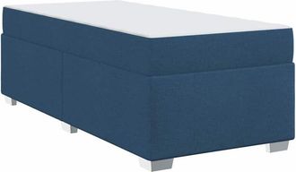 vidaXL Estructura De Cama Azul 90 X 190 Cm Tela Vidaxl