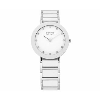 Bering Bering, Accessoires, Dames, Wit, ONE Size, Keramisch Horloge