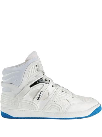 Gucci Basket high-top sneakers - Wit