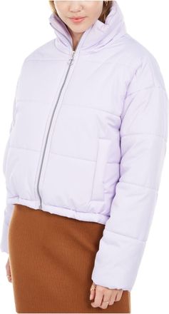 Celebrity Pink Jeans Celebrity Pink Juniors Cropped Puffer Coat Purple Size 2 Extra Large